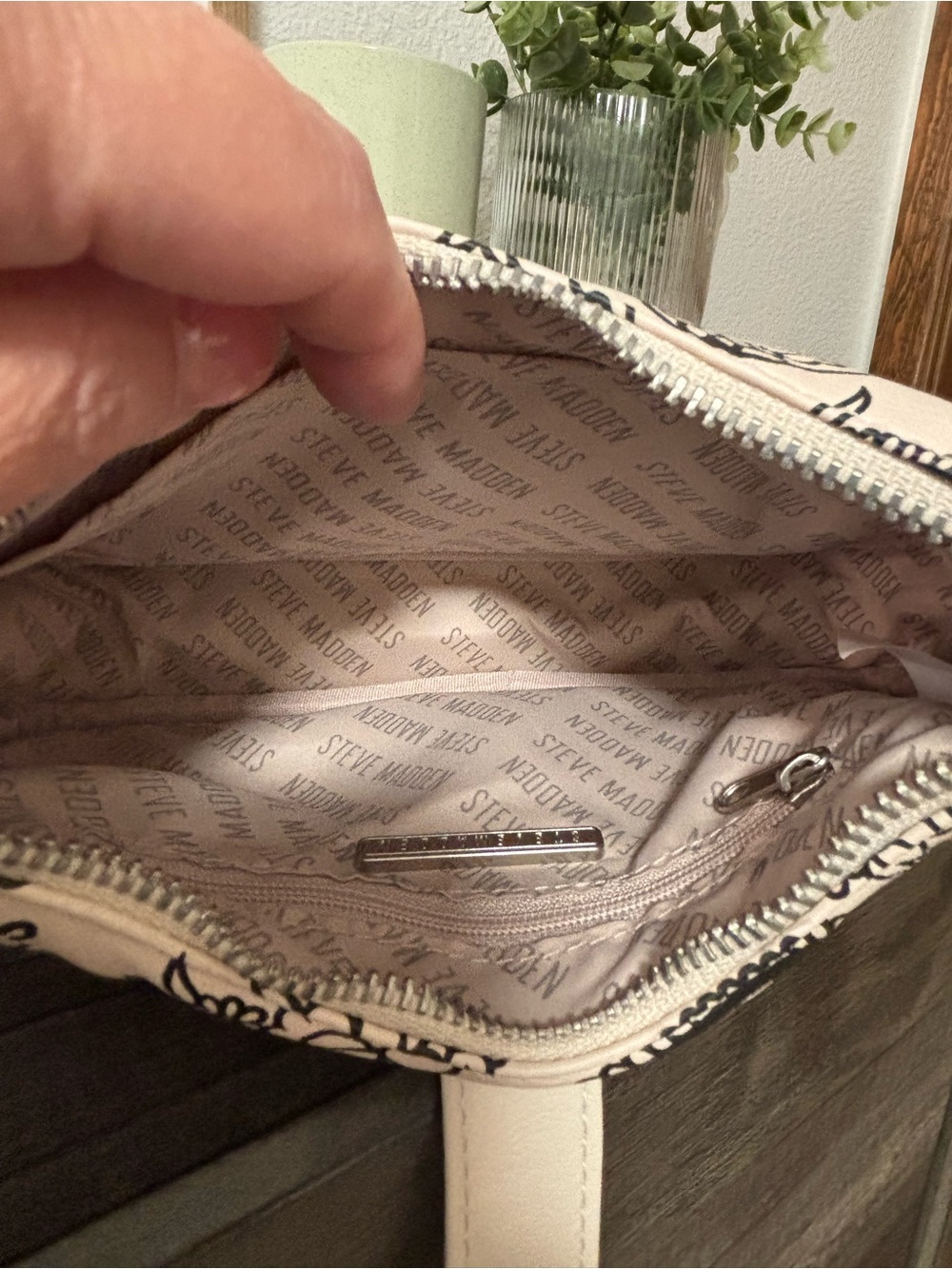 Steve Madden Paisley & Flower Shoulder Bag with Buckle - Picture 5 of 7